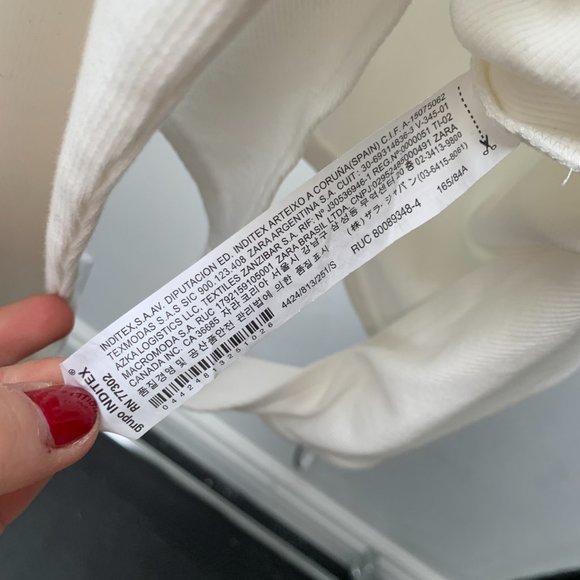 ZARA ribbed long sleeve bodysuit - Picture 9 of 14